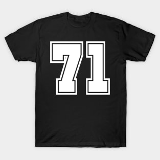 number 71 T-Shirt